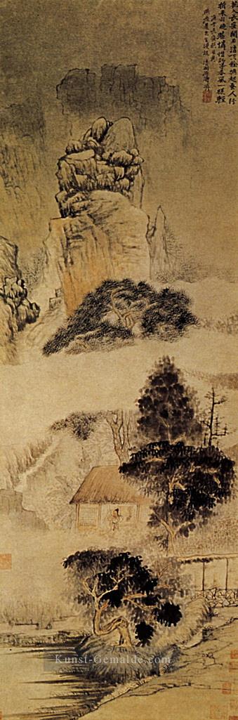 Shitao der Betrunkene Dichter 1690 Chinesische Malerei Ölgemälde